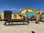 Side of used Excavator